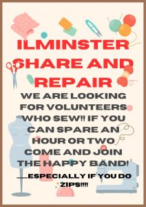 Ilminster Share and Repair Sewing Volunteers